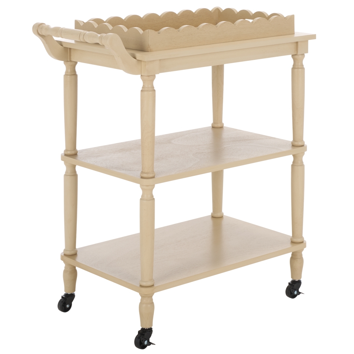 Haven 3 Tier Dining Cart - Natural - Image 8