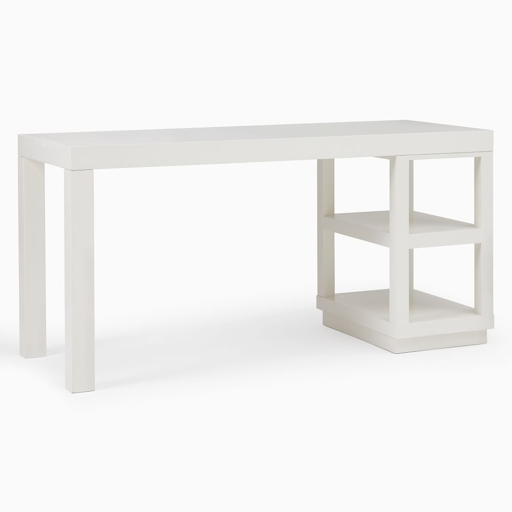We Parsons Collection We White Pack Desktop And 2 Legs And Small Open File - Image 0