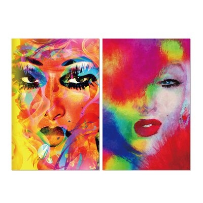 Her Blurred Sisters - 2 Piece Print - Image 0