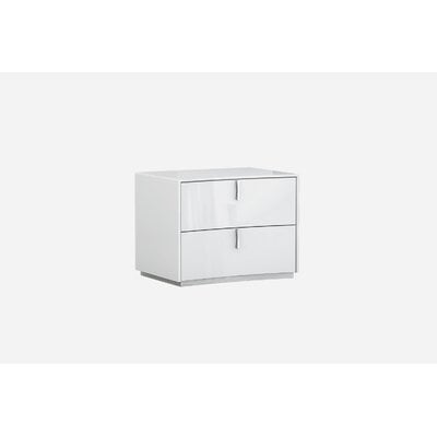 Saguenay 2 - Drawer Nightstand in White - Image 0