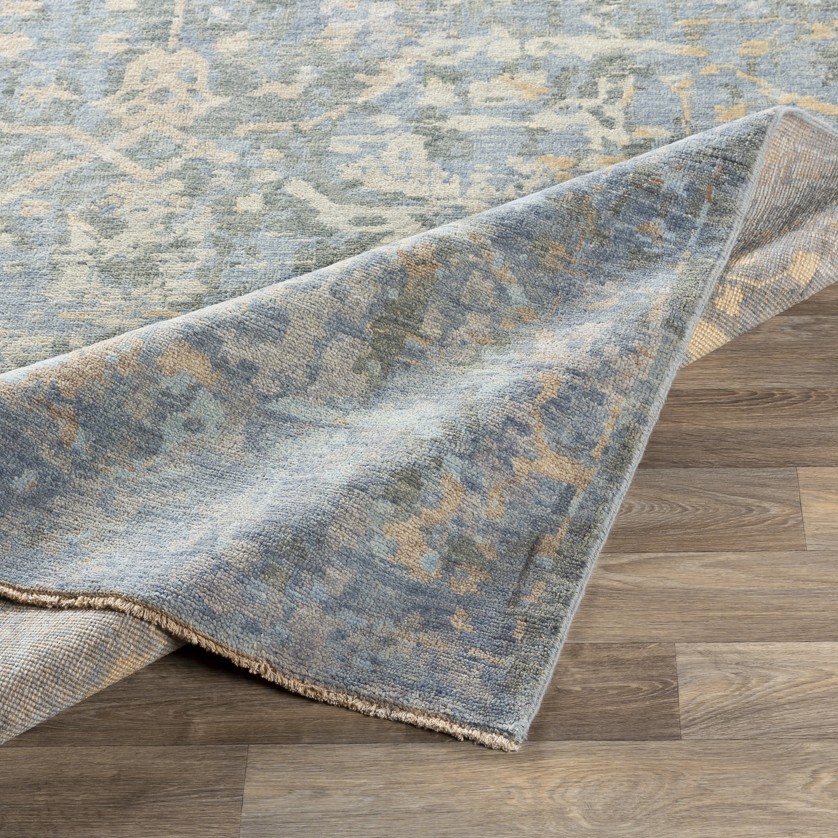 Normandy Gray Indoor 4' x 6' Handmade Rug - Image 4