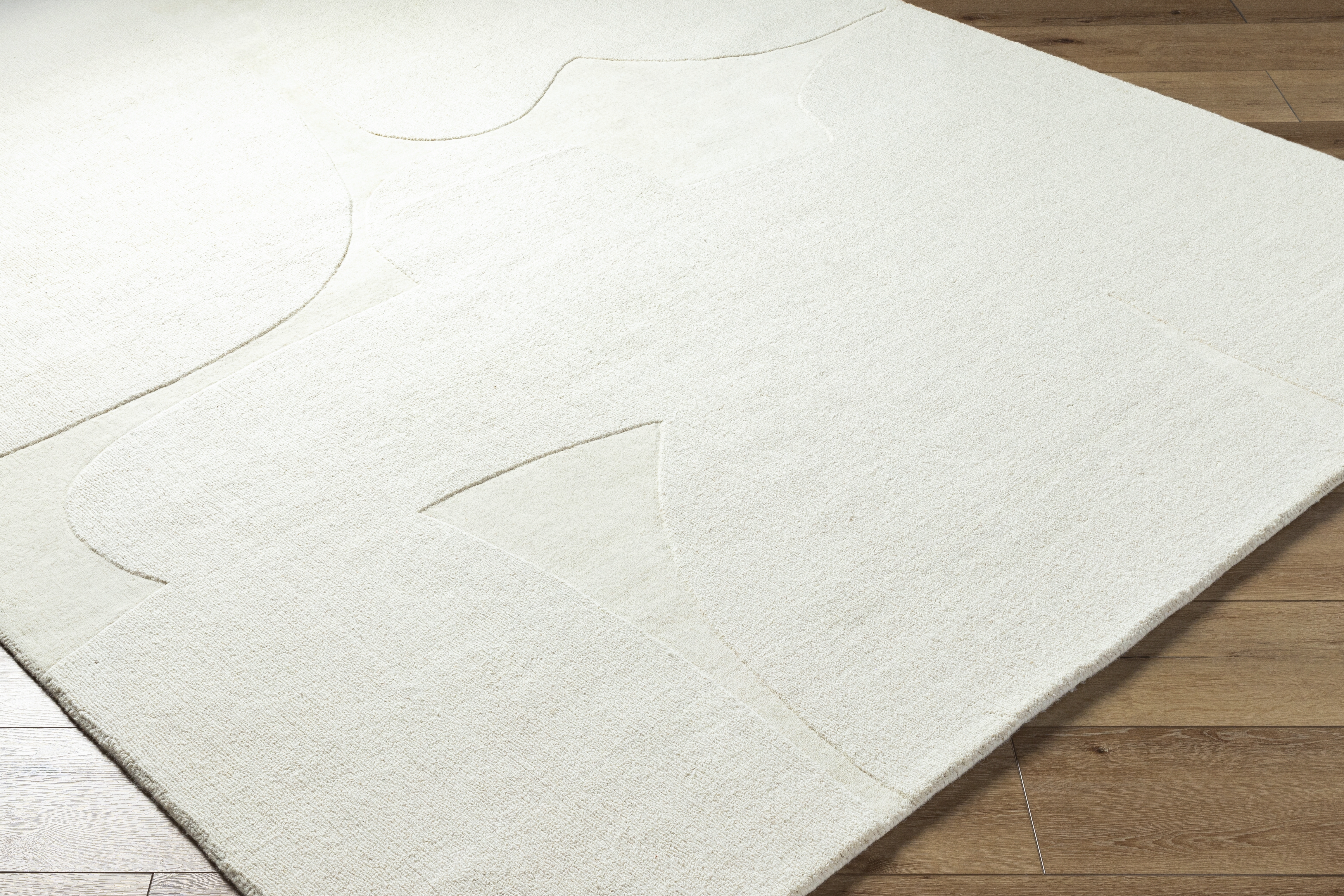 Livabliss Mystique Beige Indoor 2' x 3' Handmade Rug - Image 4