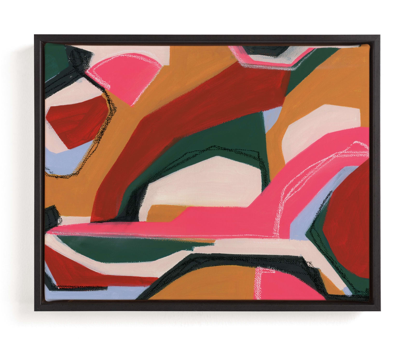 Deep Pink Division Limited Edition Fine Art Print 2 - Image 0