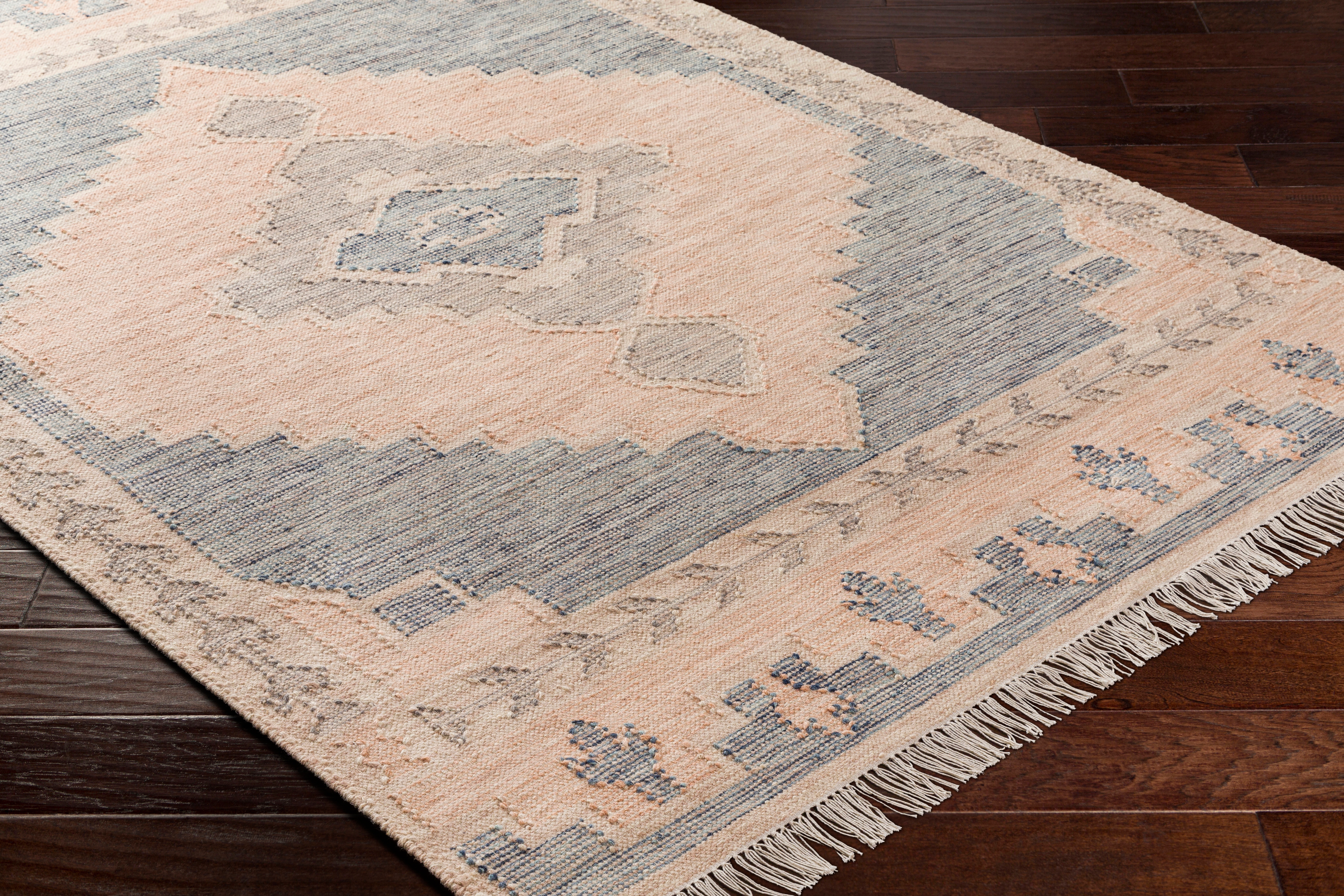 Valerie Beige Indoor 8' x 10' Handmade Rug - Image 2