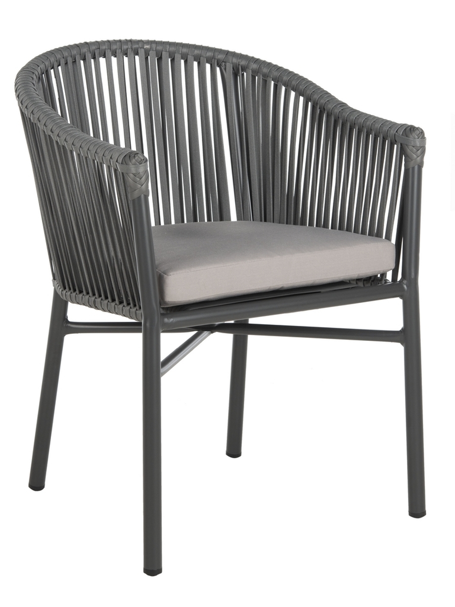 Kofi Rope Chair - Grey - Safavieh - Image 5