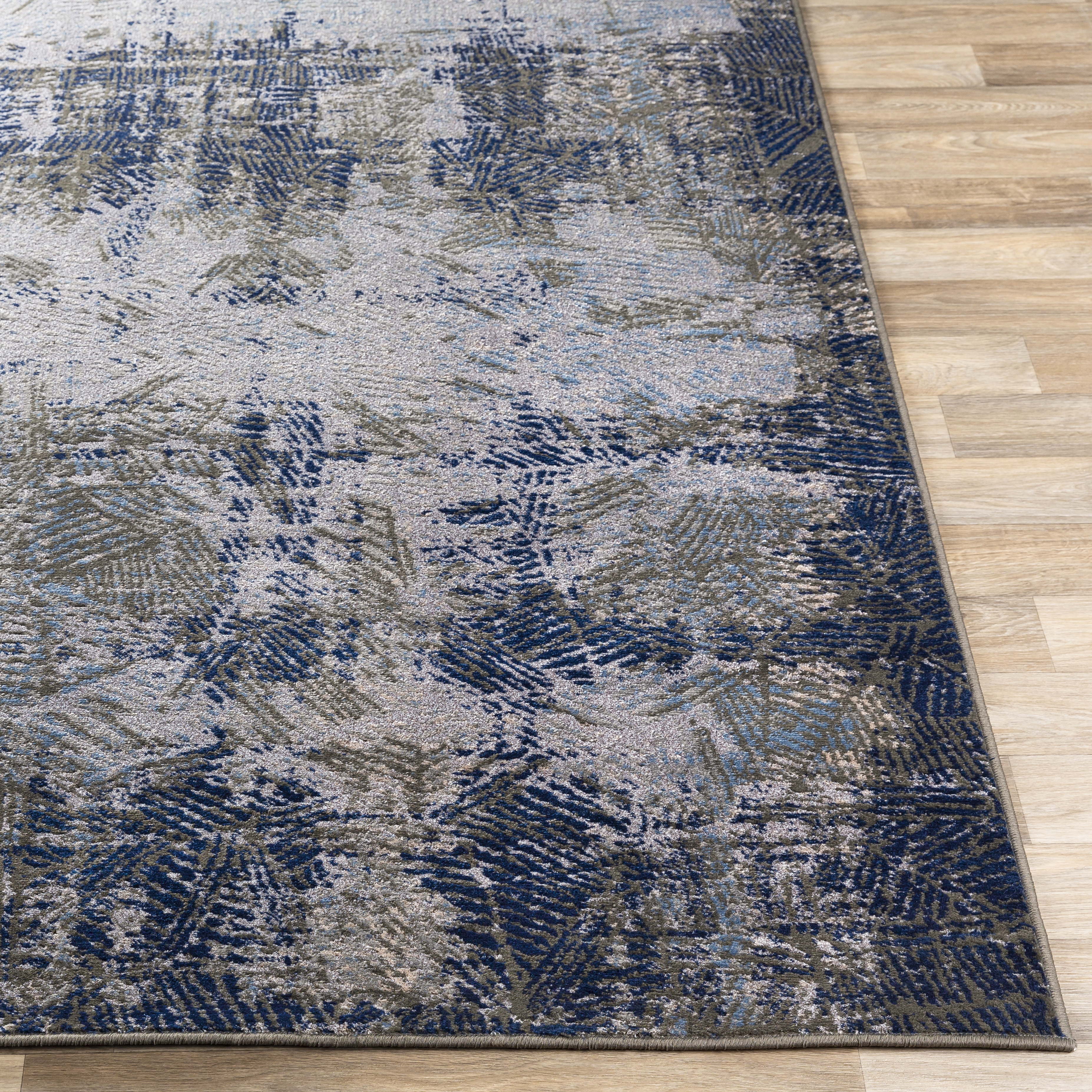 Amadeo Gray Indoor 2' x 3'7" Machine Woven Rug - Image 2