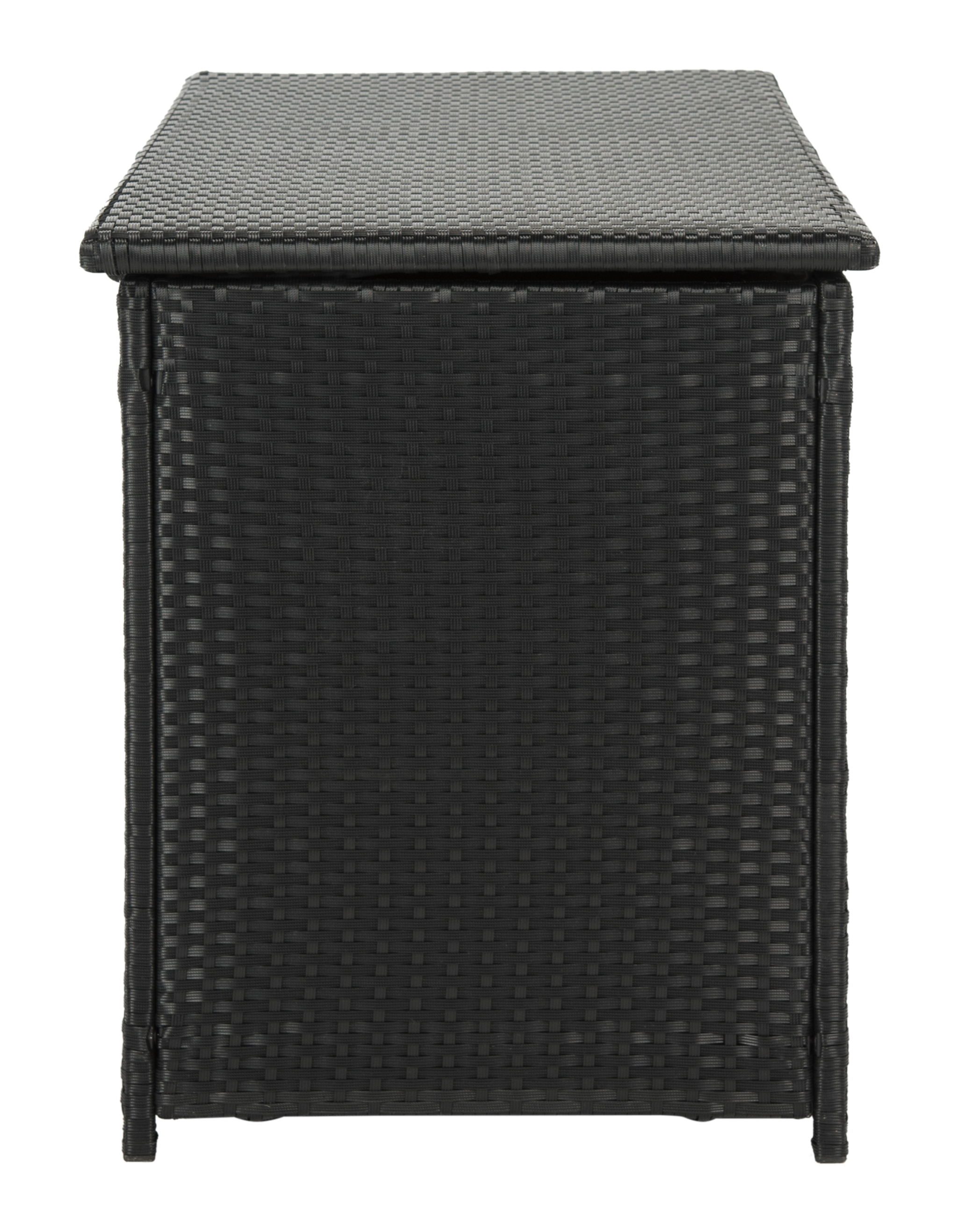 Cosima 53-Inch W 13 Gallon Outdoor Storage Box - Black - Safavieh - Image 2