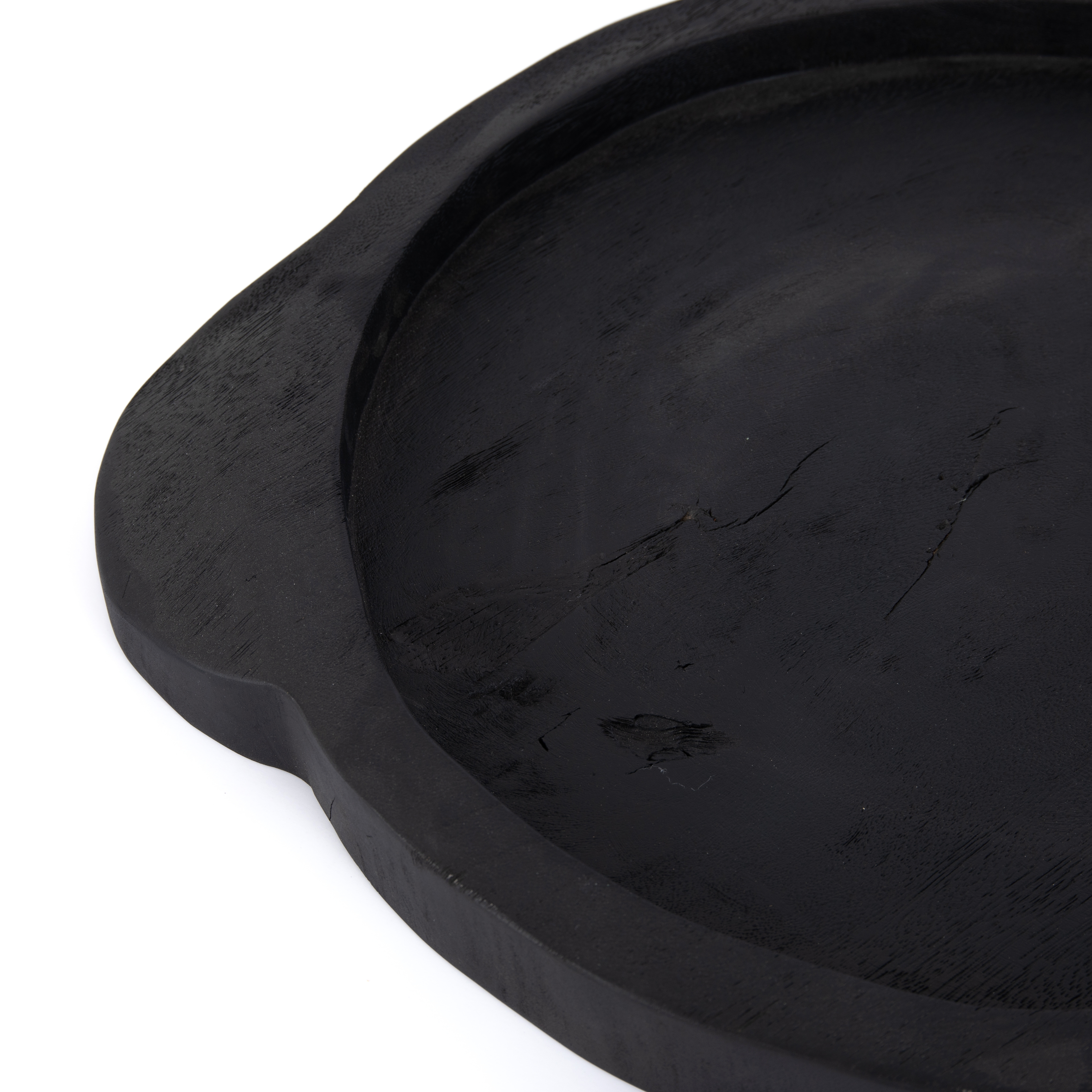 Tadeo Round Tray - Carbonized Black - Image 5