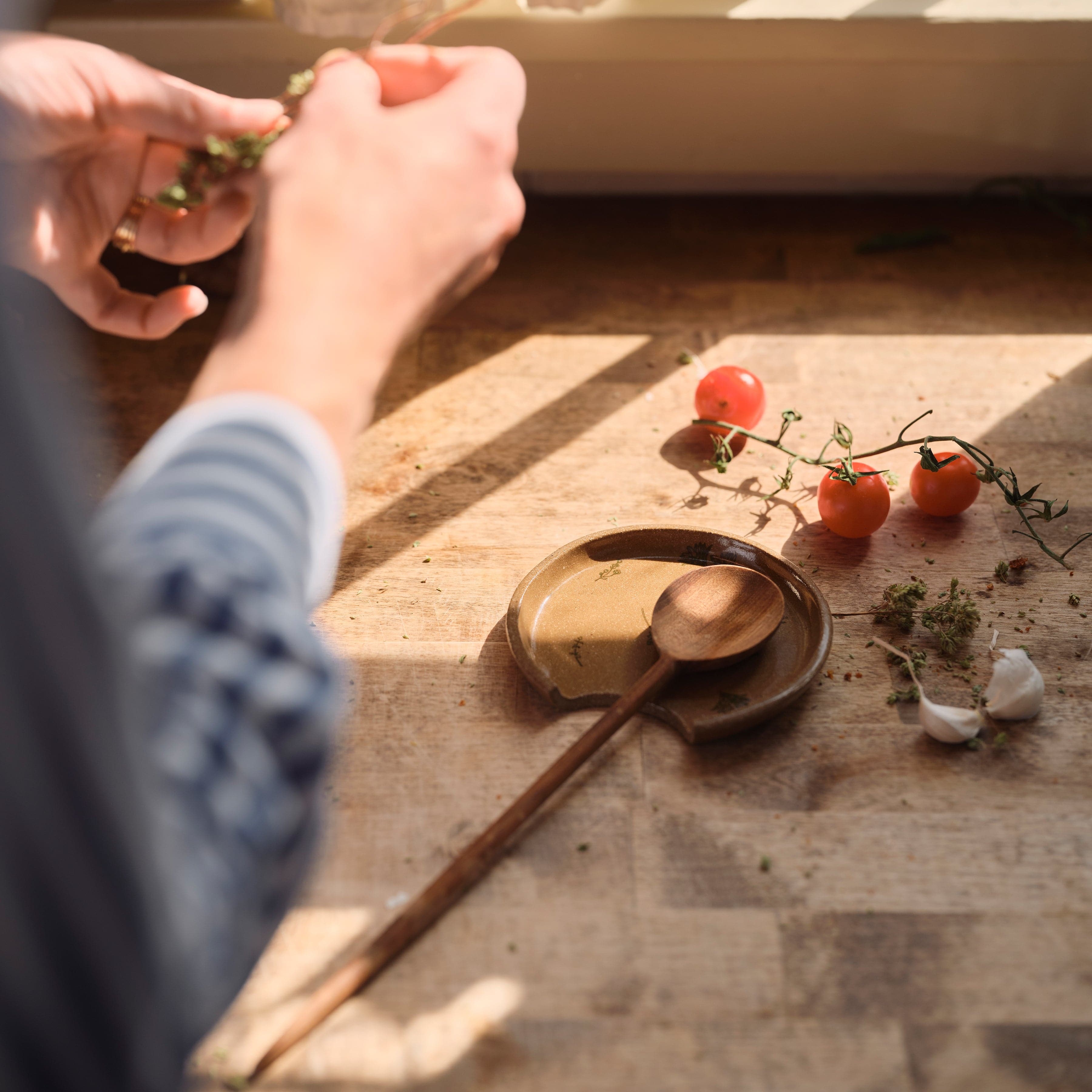 The Citizenry Rustic Morning Spoon Rest - Image 1