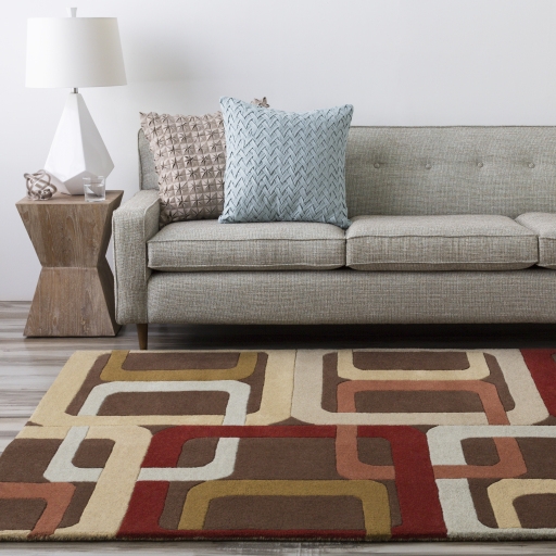 Forum Brown Indoor 9' x 12' Handmade Rug - Image 0