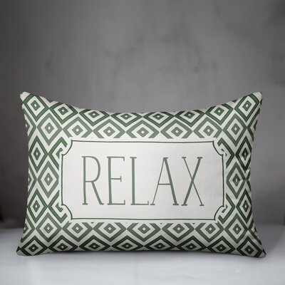 Acuff Relax Diamonds Outdoor Rectangular Pillow Cover and Insert - Image 0