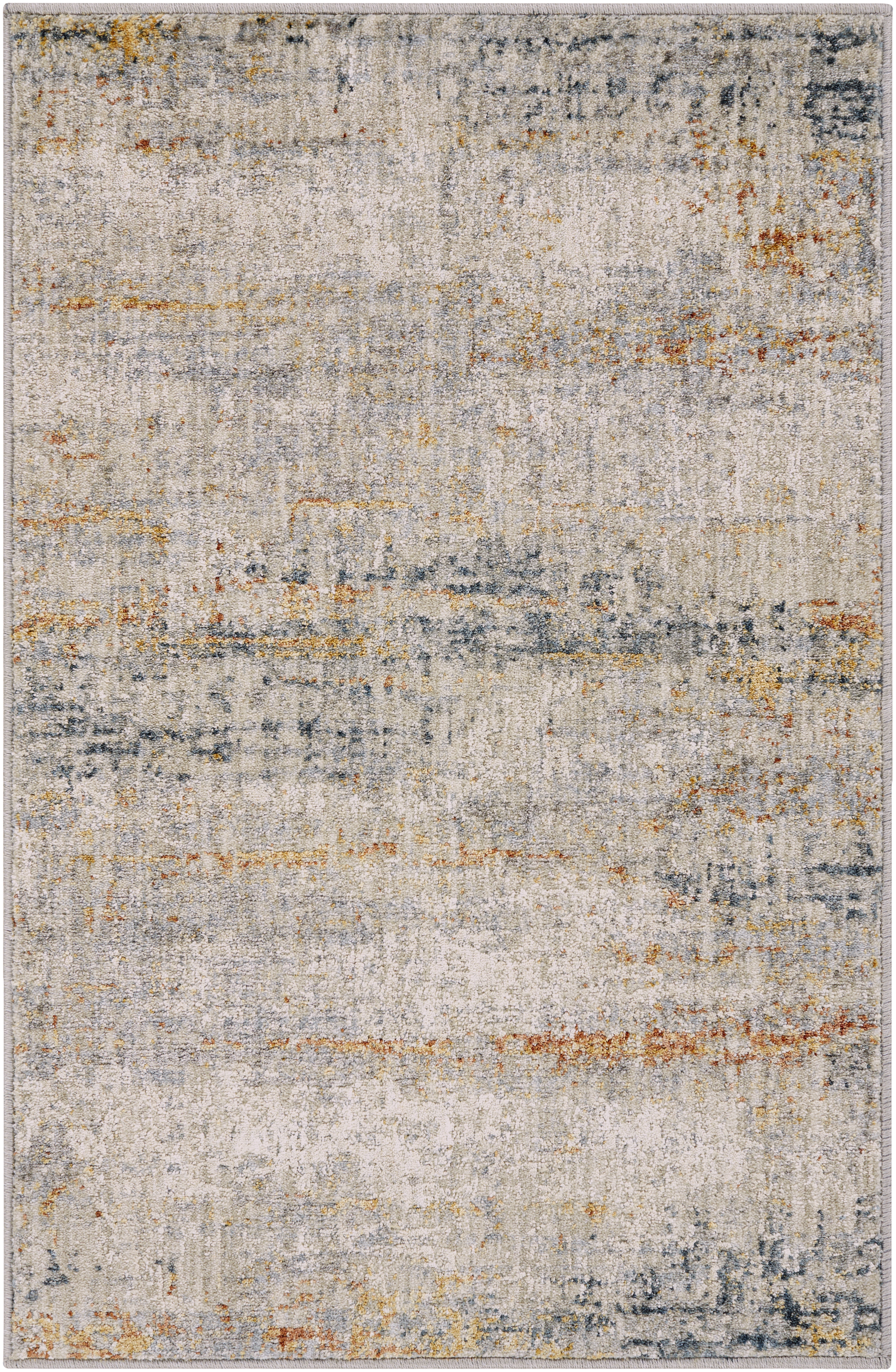 Laila Beige Indoor 2' x 2'11" Machine Woven Rug - Image 0