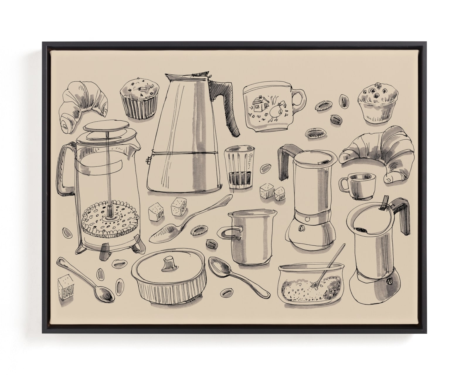 Breakfast With Coffee Limited Edition Fine Art Print 2 - Image 0