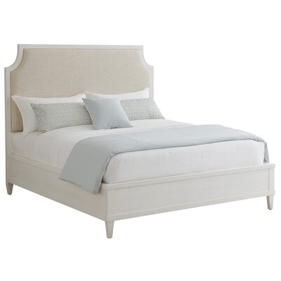 Belle Solid Wood and Upholstered Low Profile Standard Bed - Image 0