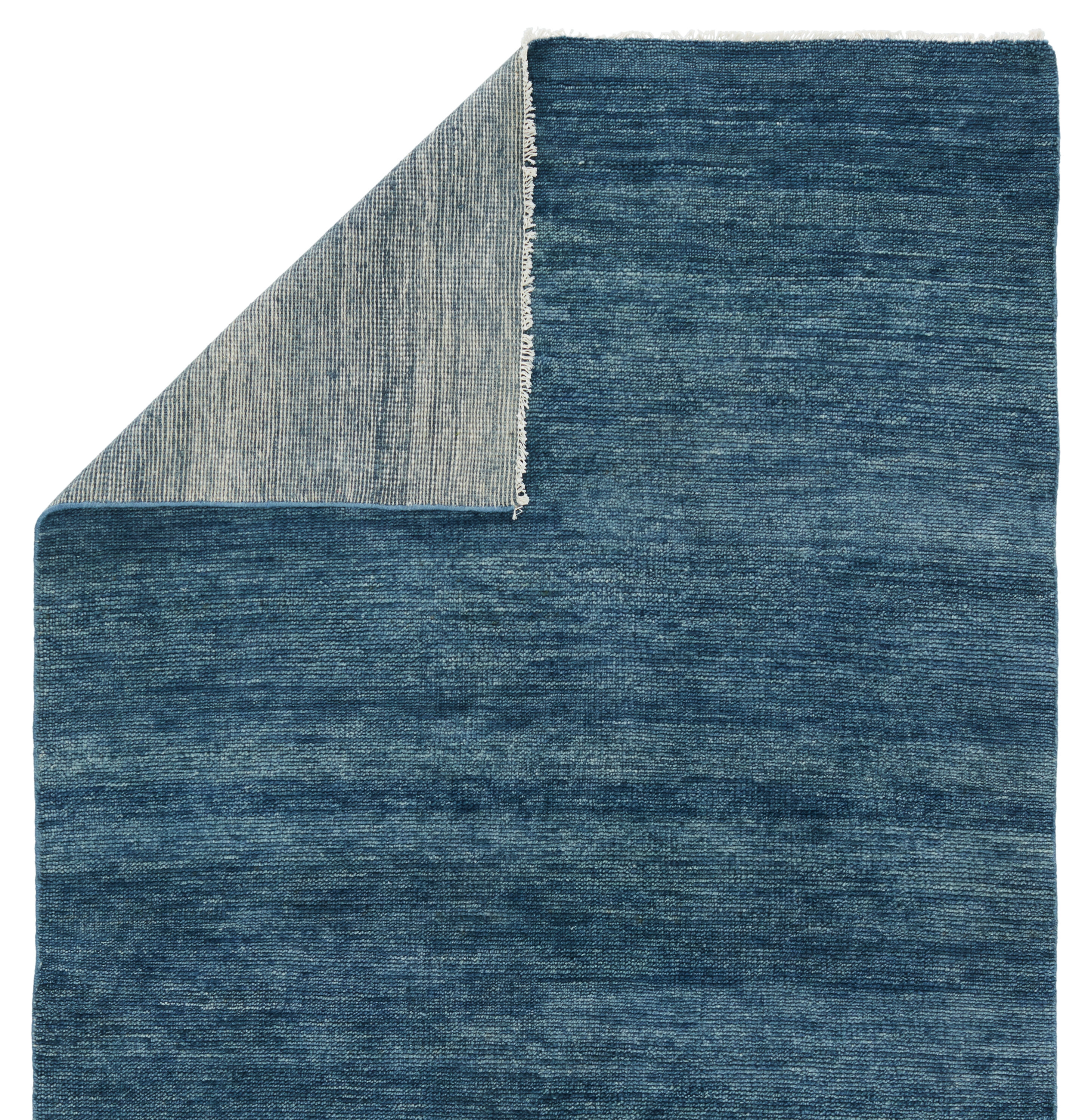 Origin SAG11 Handknotted Solid Dark Blue Area Rug (12'x15') - Image 2
