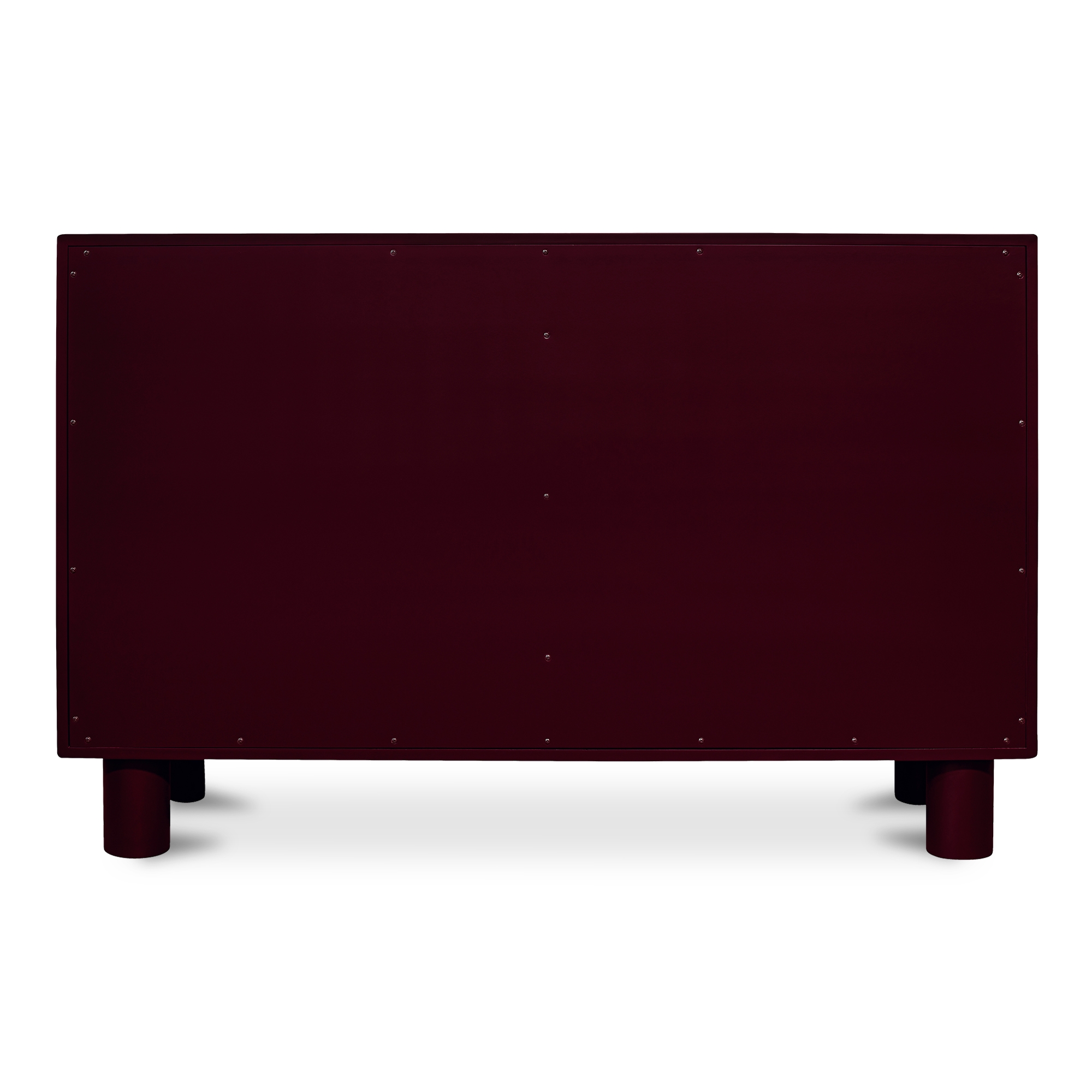 Jolene 6 Drawer Dresser Deep Red - Image 4