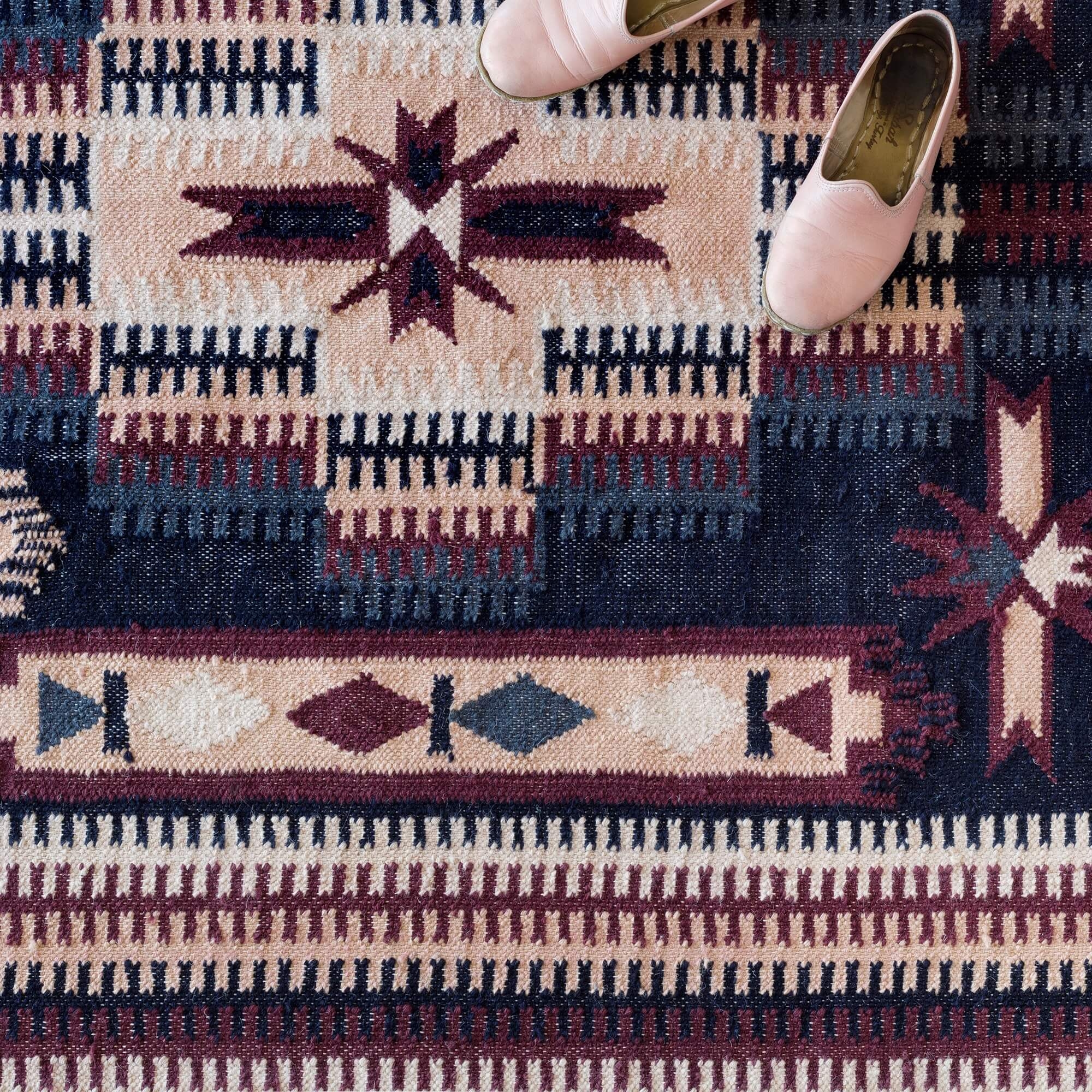 The Citizenry Keya Handwoven Area Rug | 8' x 10' | Made You Blush - Image 3