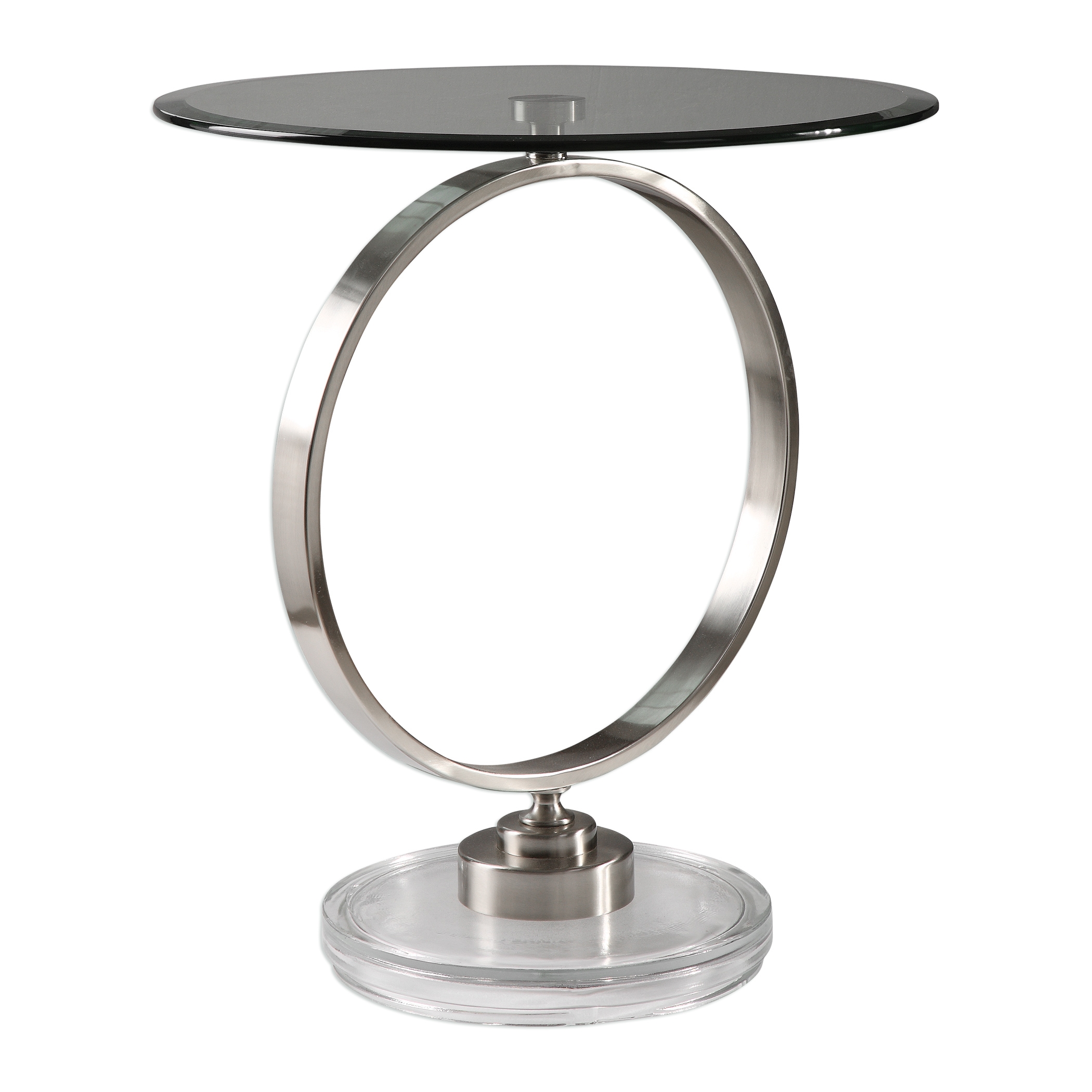 Dixon Brushed Nickel Accent Table - Image 2