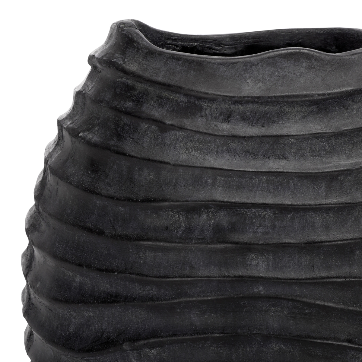 Damian Planter Pot - Black - Safavieh - Image 1