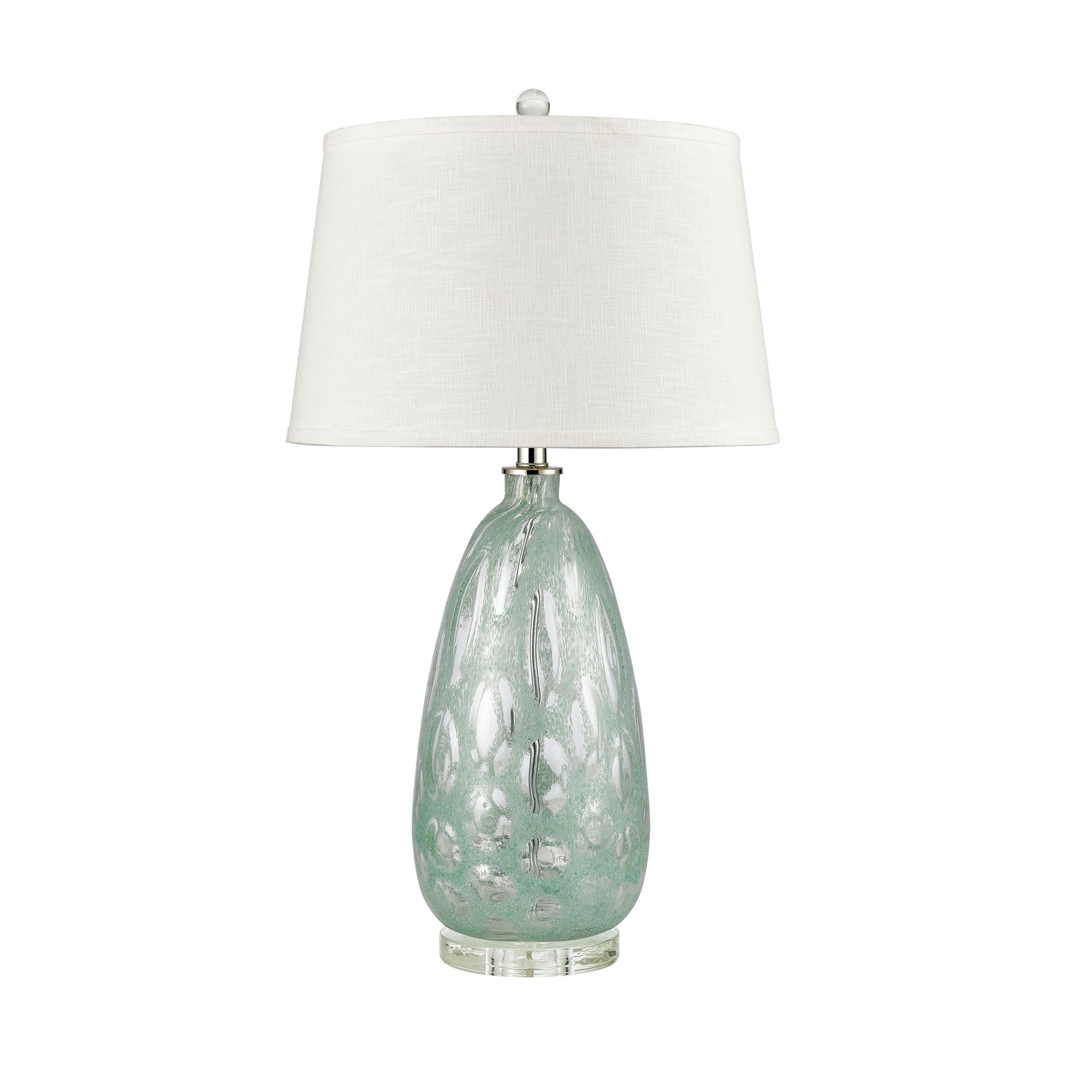 Bayside Blues 29'' High 1-Light Table Lamp - Mint - Image 1