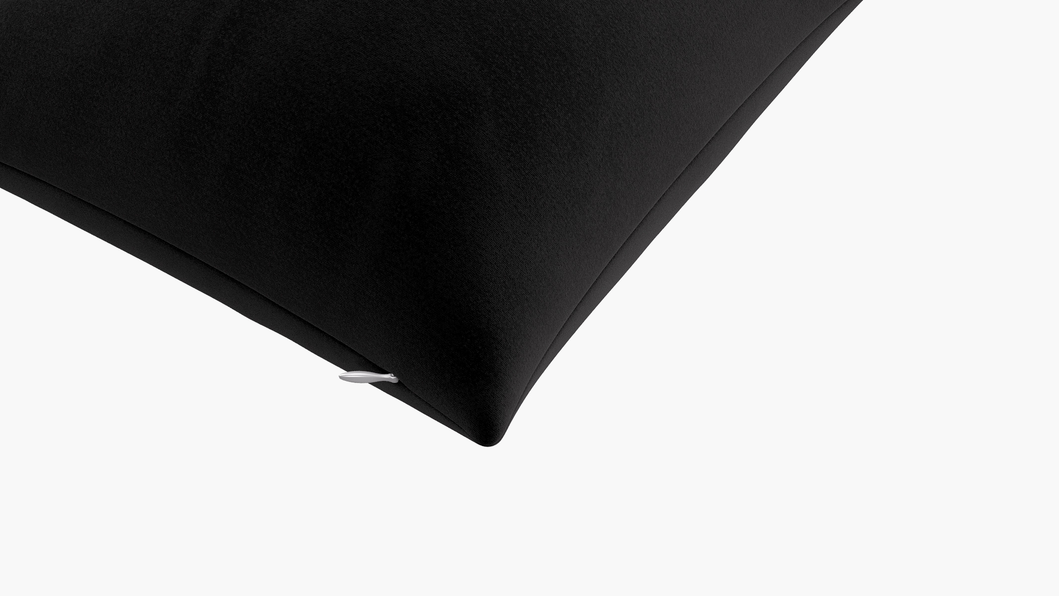 Throw Pillow, Nero Velvet, 18" x 18" - Image 1