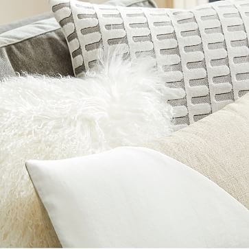 Color Crush Pillow Set - Stone White - Image 1