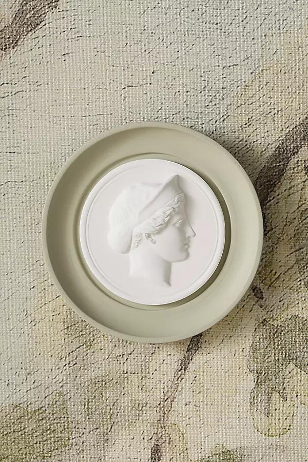 Sage Plaster Framed Intaglio Gallery Wall Charm - Image 0