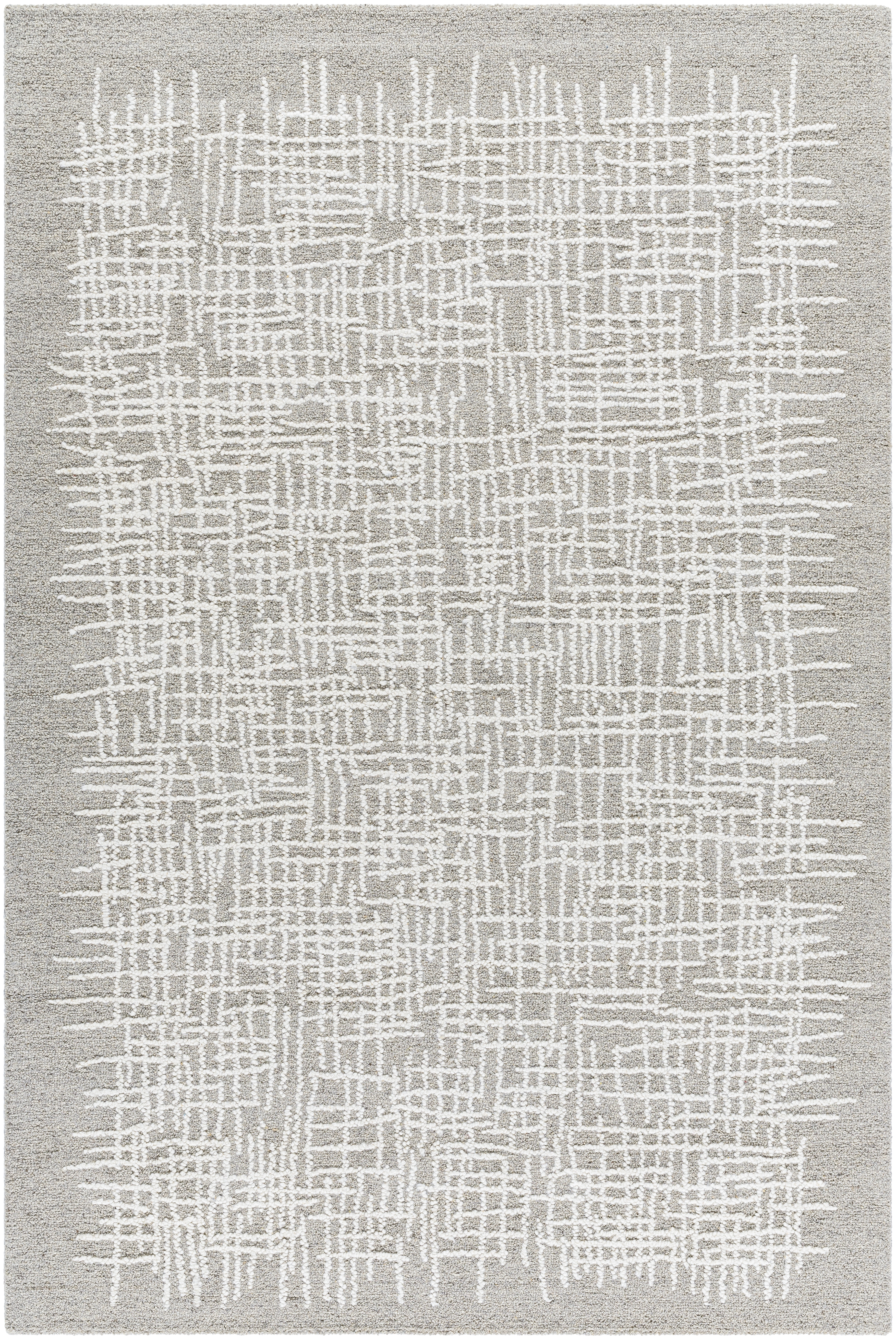 Falcao Beige Indoor 8' x 10' Handmade Rug - Image 0