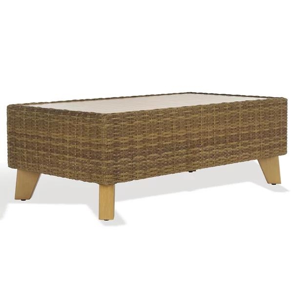 Melva Wicker Outdoor Coffee Table - Image 0