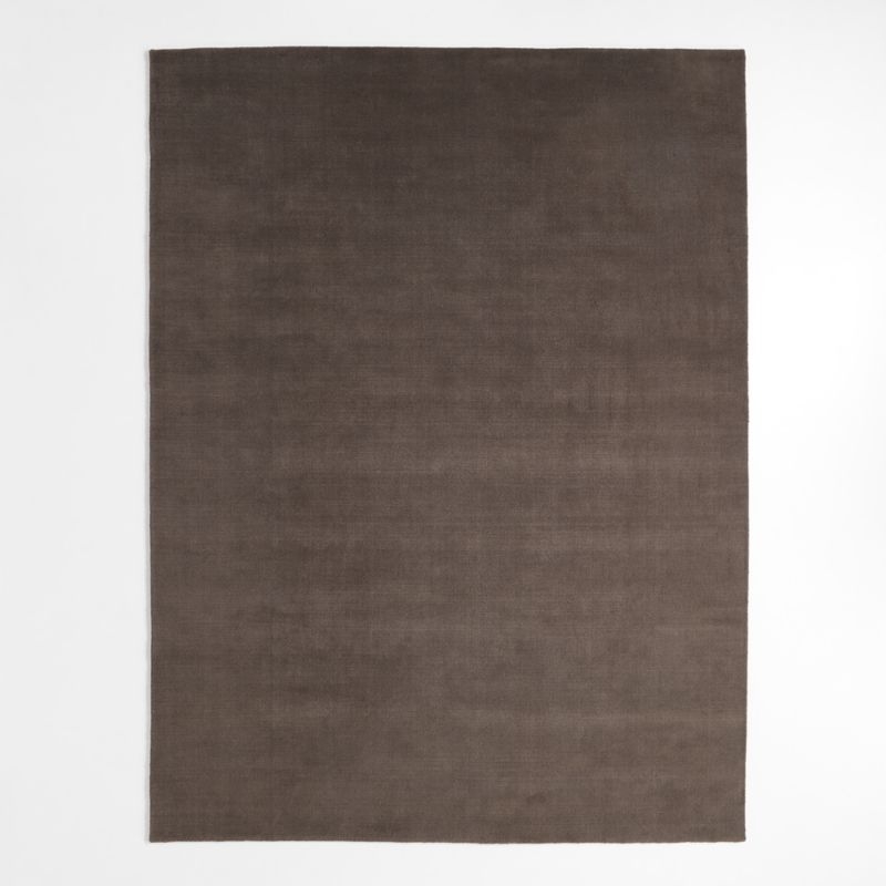 Northbrook Wool Handwoven Brown Area Rug 10'x14' - Image 1