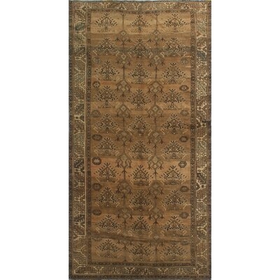 One-of-a-Kind Sébastien Hand-Knotted Brown 4'8" x 9'6" Wool Area Rug - Image 0