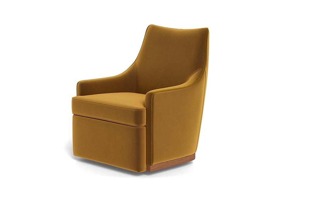Kingsley Swivel Chair with Contrast Piping - Image 2