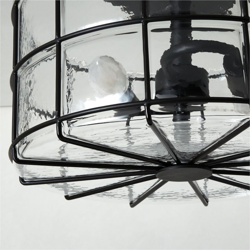 Capone Paned Glass Flush Mount Light - Image 2