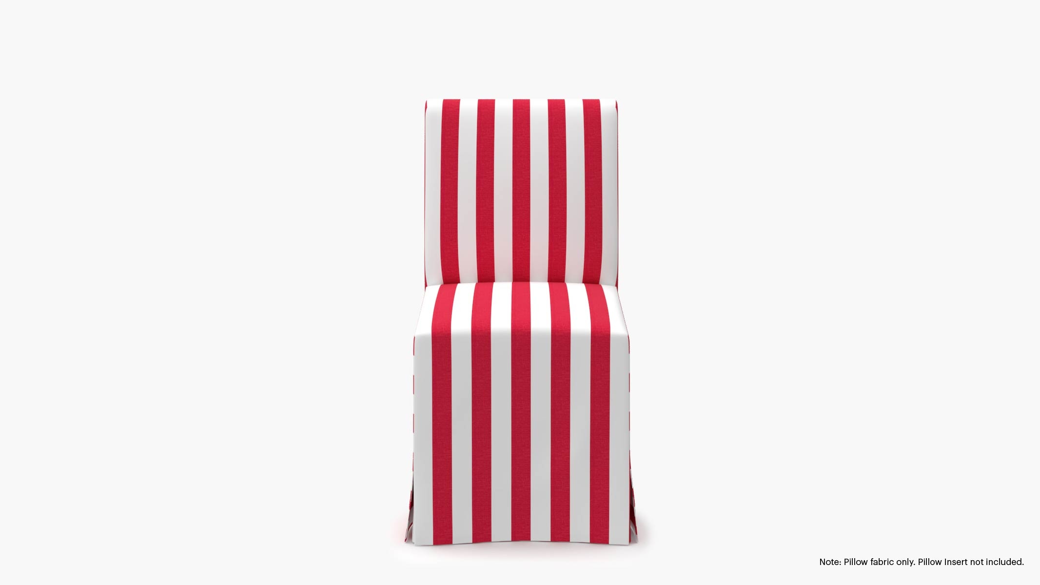 Slipcovered Signature Dining Chair - Cover Only, Red Cabana Stripe - Image 0