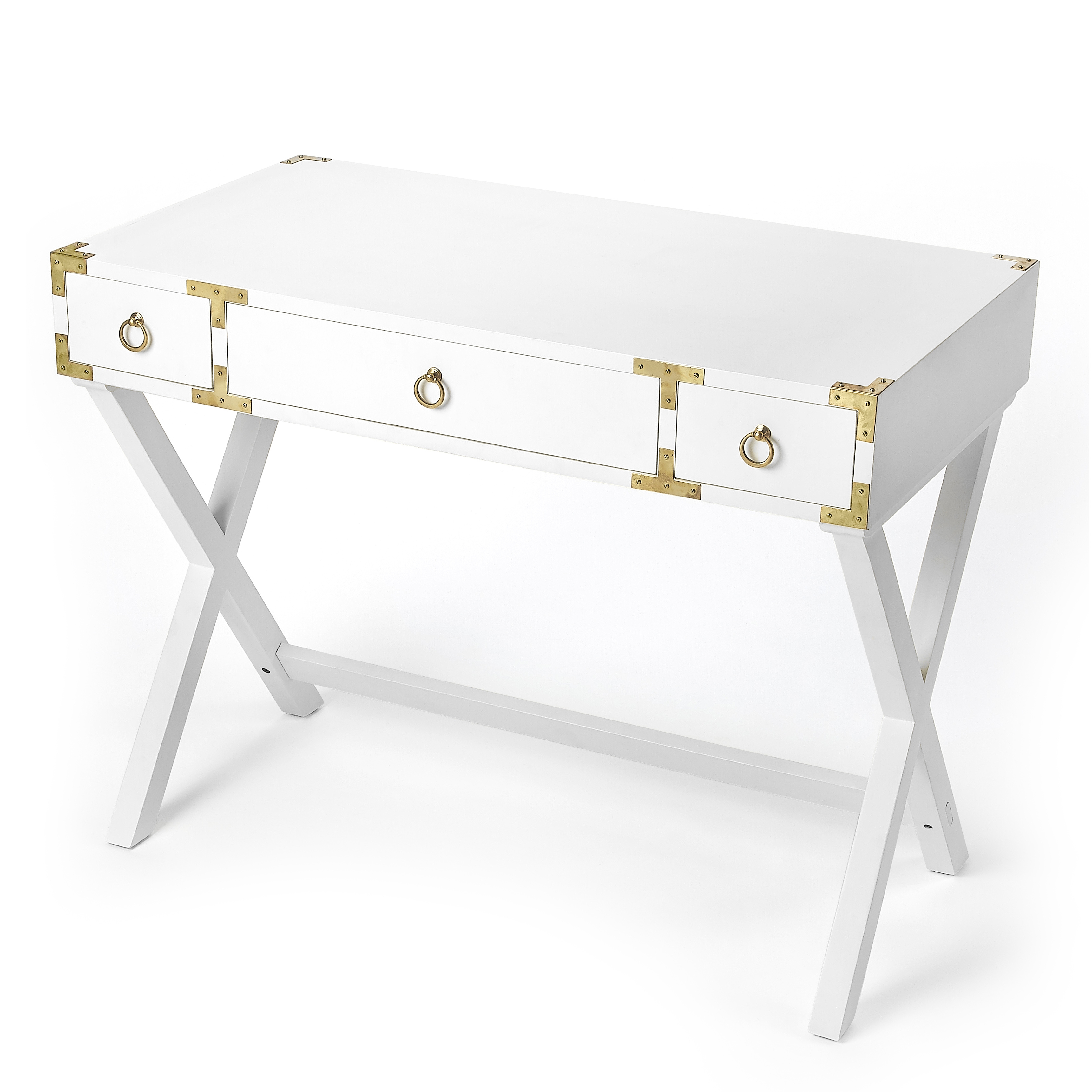 Forster Smooth White Desk - Image 0