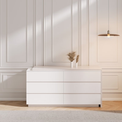 Amaly Expandable Dresser Desk Combo with Drawers - Image 1