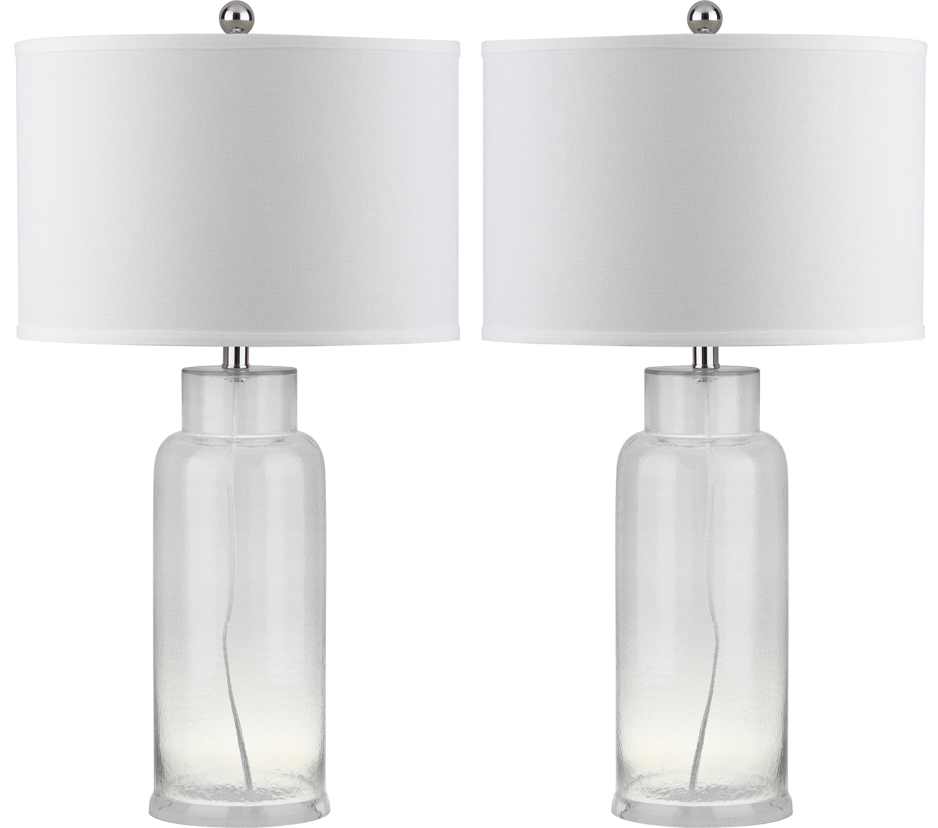 Bottle 29-Inch H Glass Table Lamp - Clear - Safavieh - Image 0
