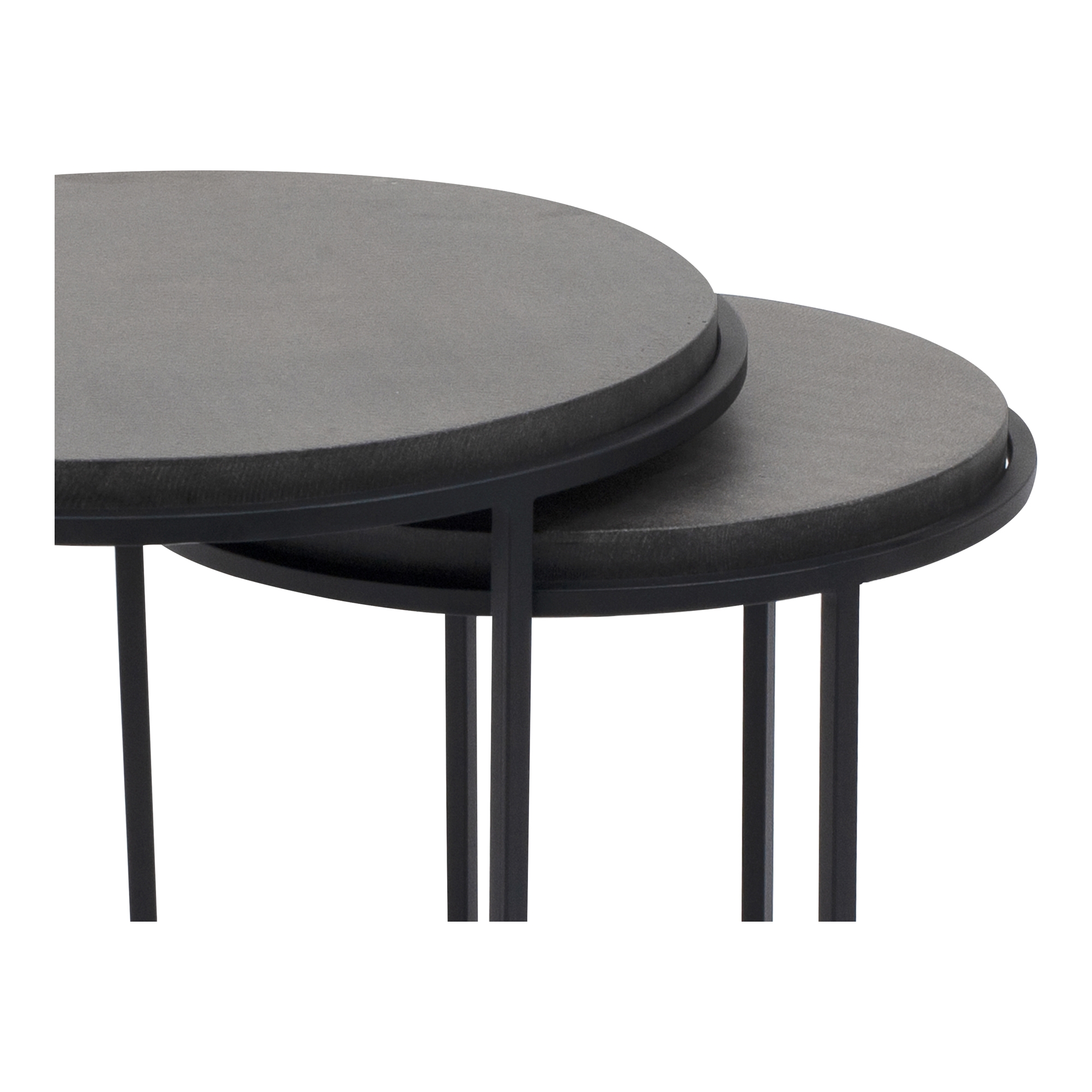 Roost Nesting Tables Black Set Of 2 - Image 3