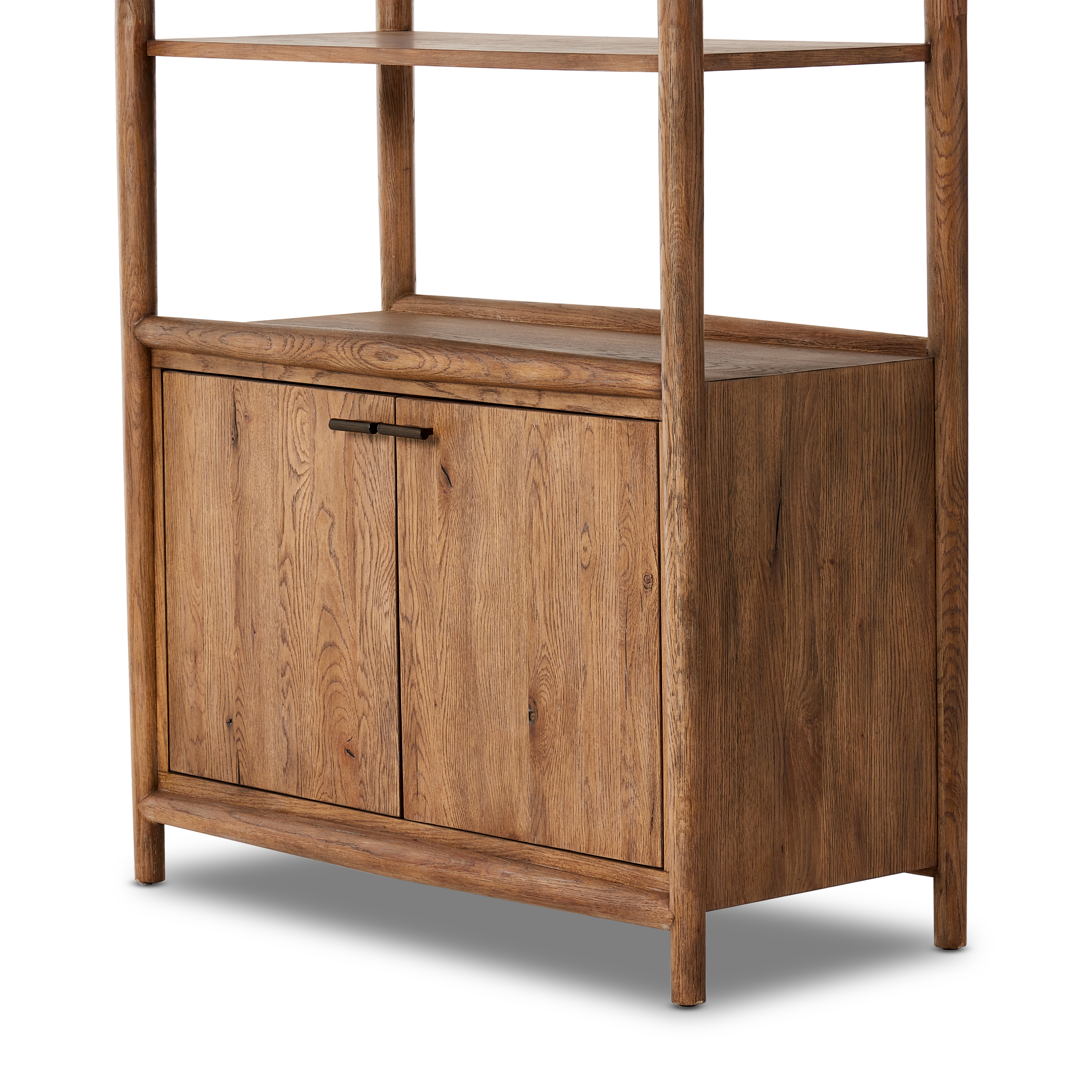 Glenview Bookcase - Weathered Oak - Image 8