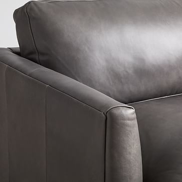 Haven Sofa, Trillium, Vegan Leather, Cinder - Image 3