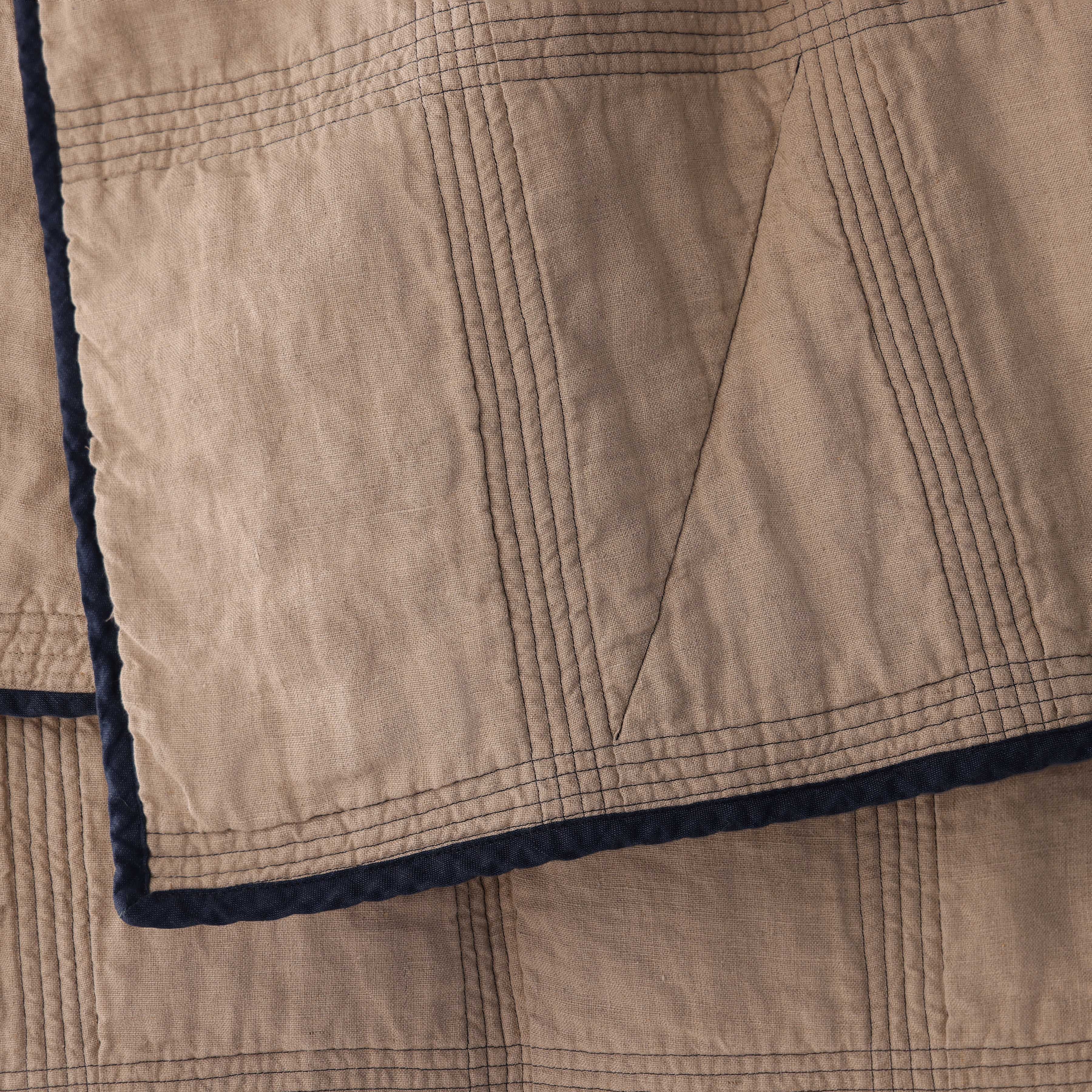 The Citizenry Bristol Quilted Throw | Sand - Image 1