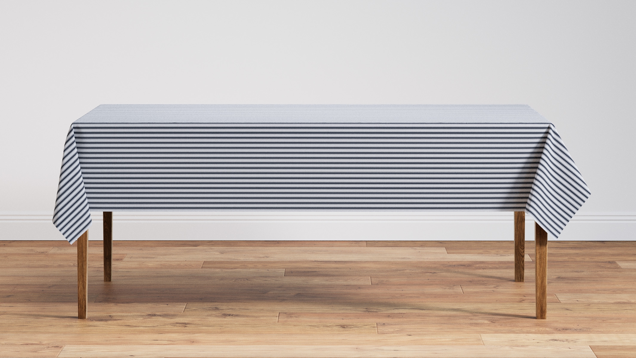 Tablecloth 56" x 90", Navy Classic Ticking Stripe, 56" x 90" - Image 1