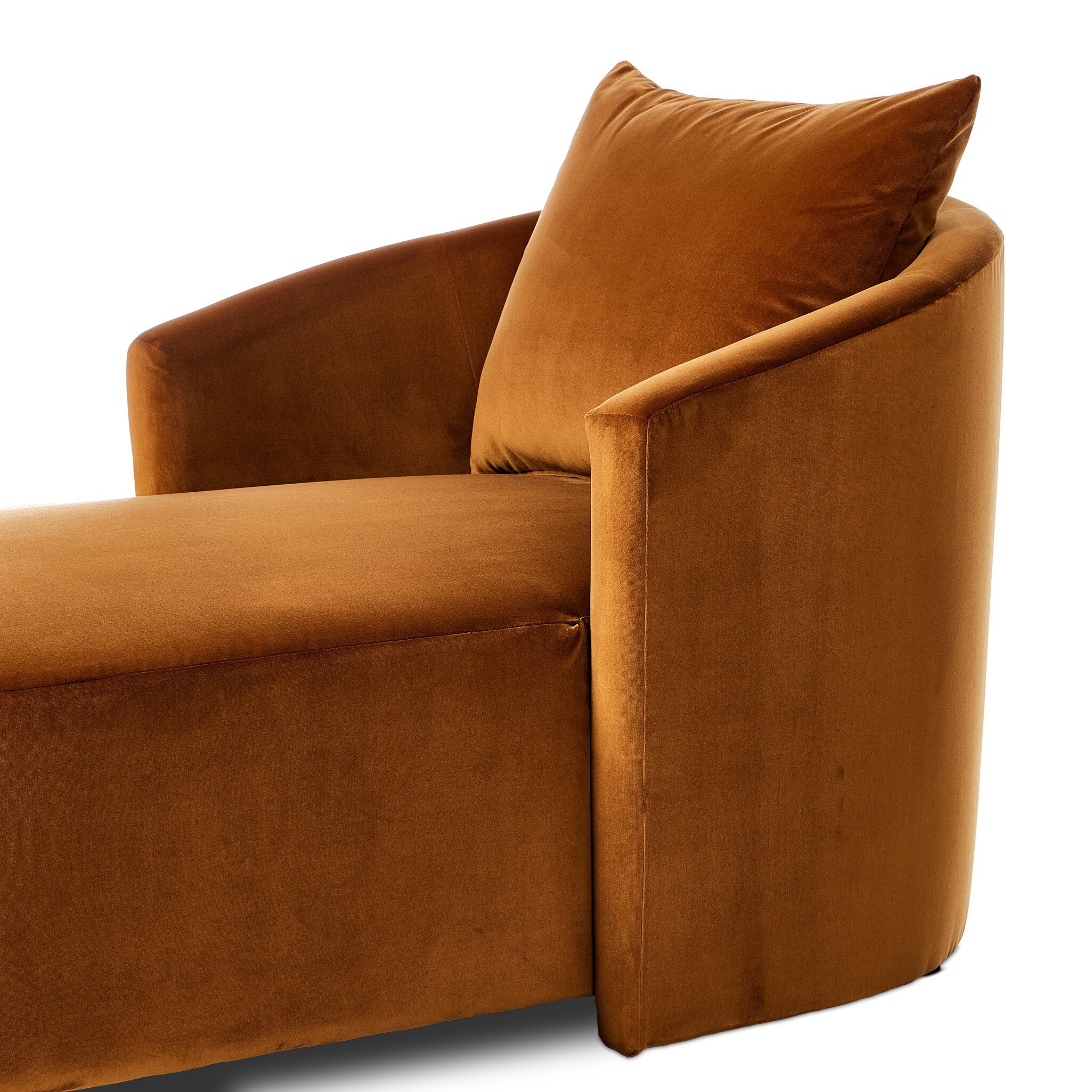 Farrah Chaise Lounge - Ingram Ochre - Image 11