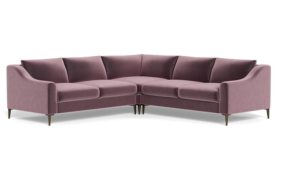 Saylor Slope Arm Corner 4-Seat Sectional Sofa - Image 2