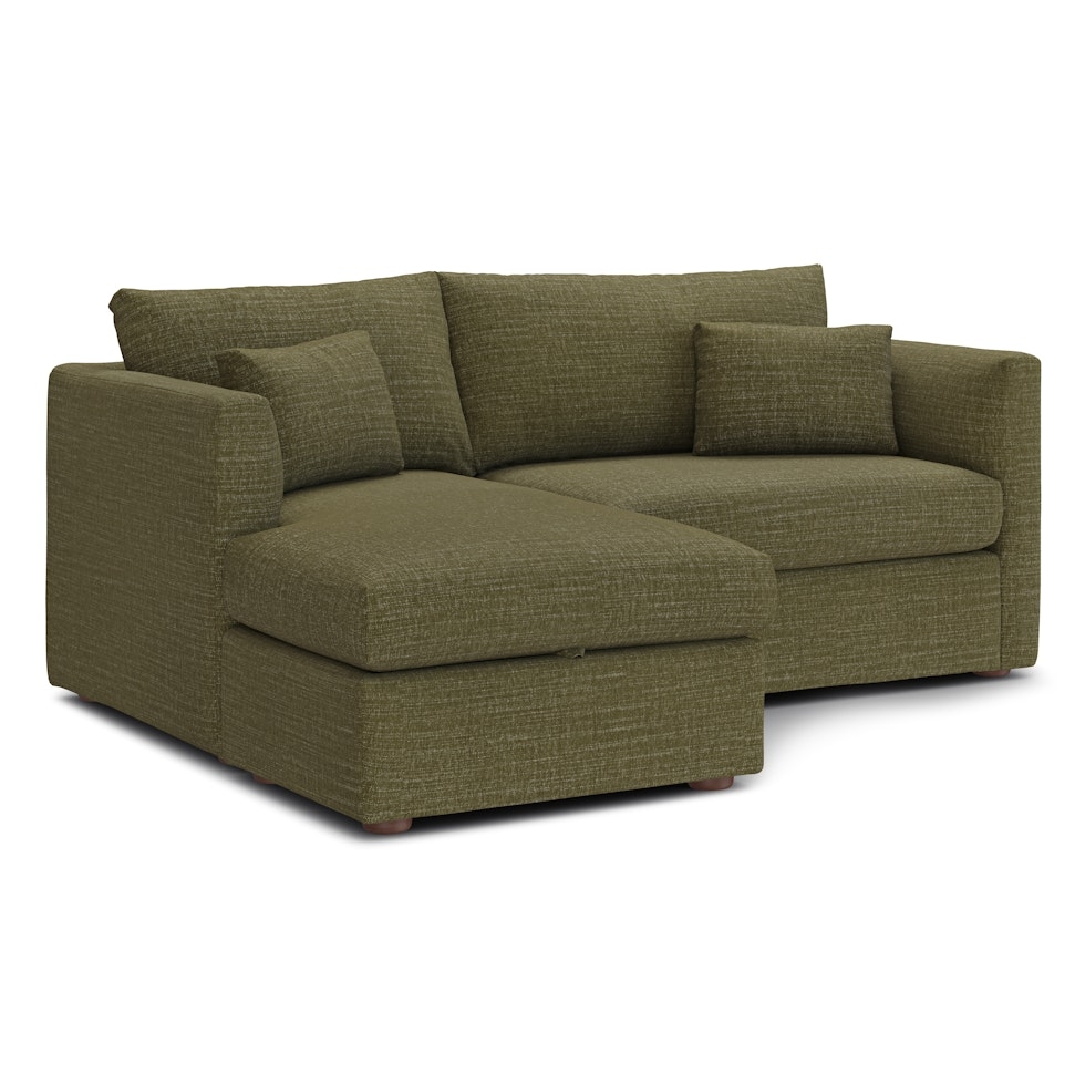 Marina 80" Reversible Storage Sectional - Napa Moss - Image 0