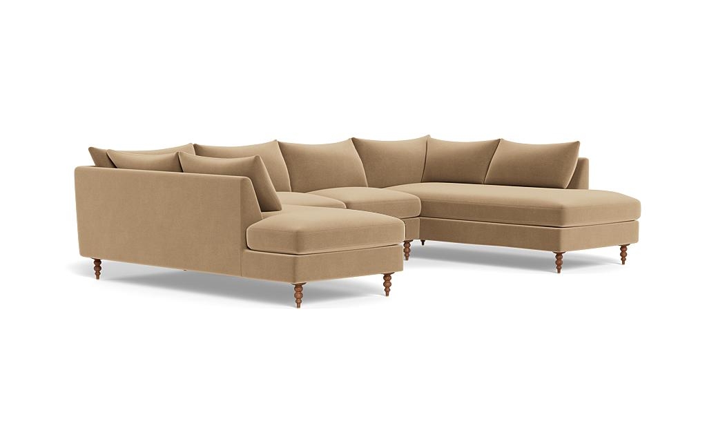 Sloan 3-Piece U-Bumper Sectional - Image 1
