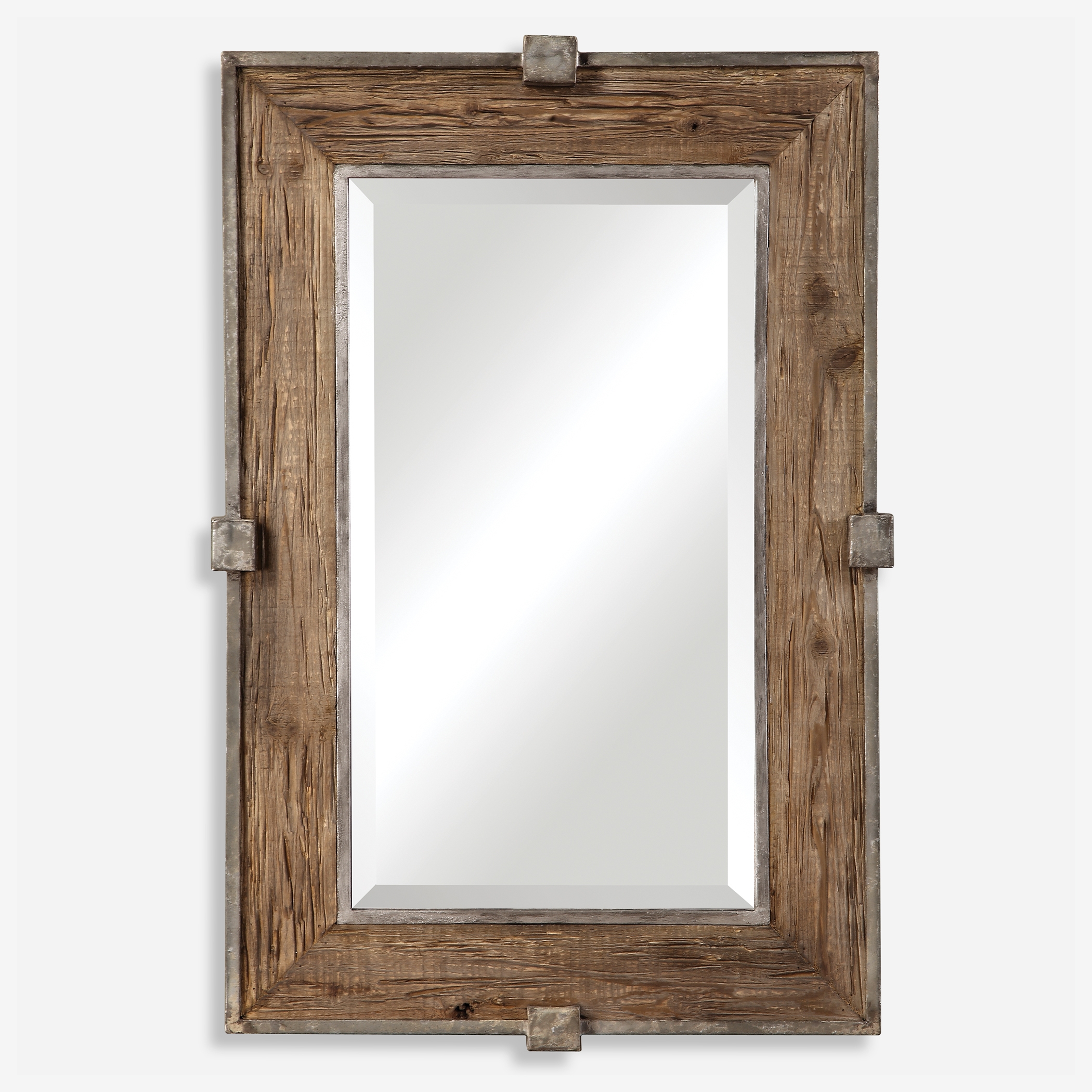 Siringo Weathered Wood Mirror - Image 0