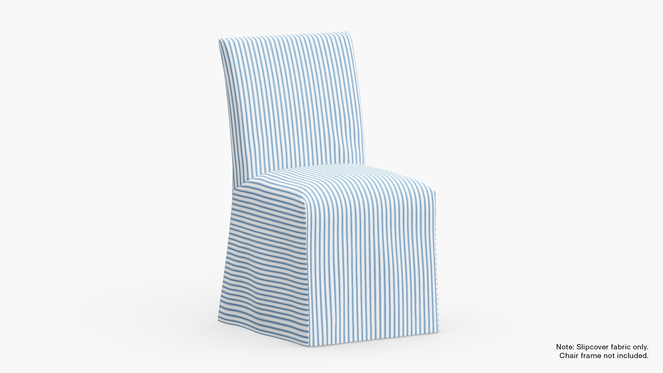 Extra Slipcover, Cornflower Classic Ticking Stripe - Image 0
