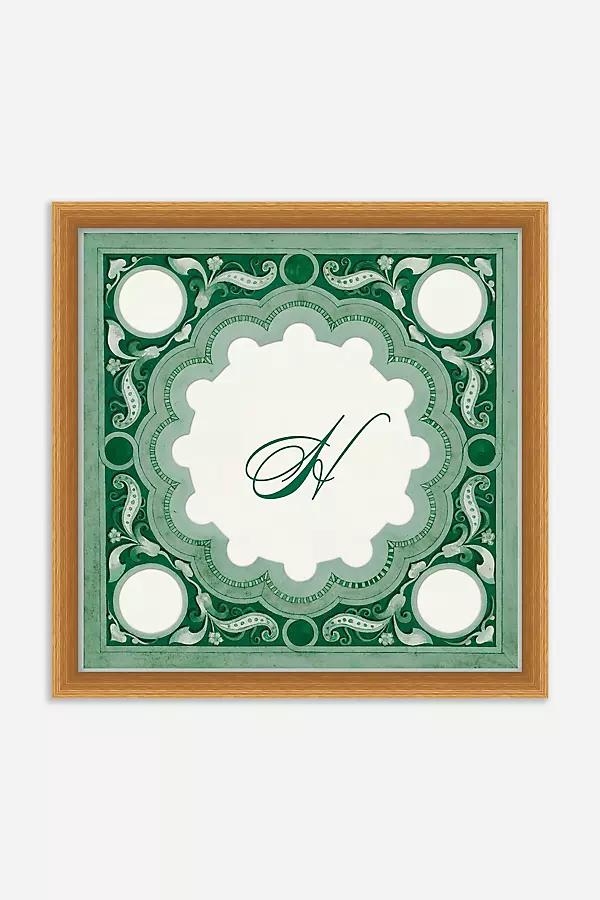 Ornamental Script Monogram Wall Art - Image 0