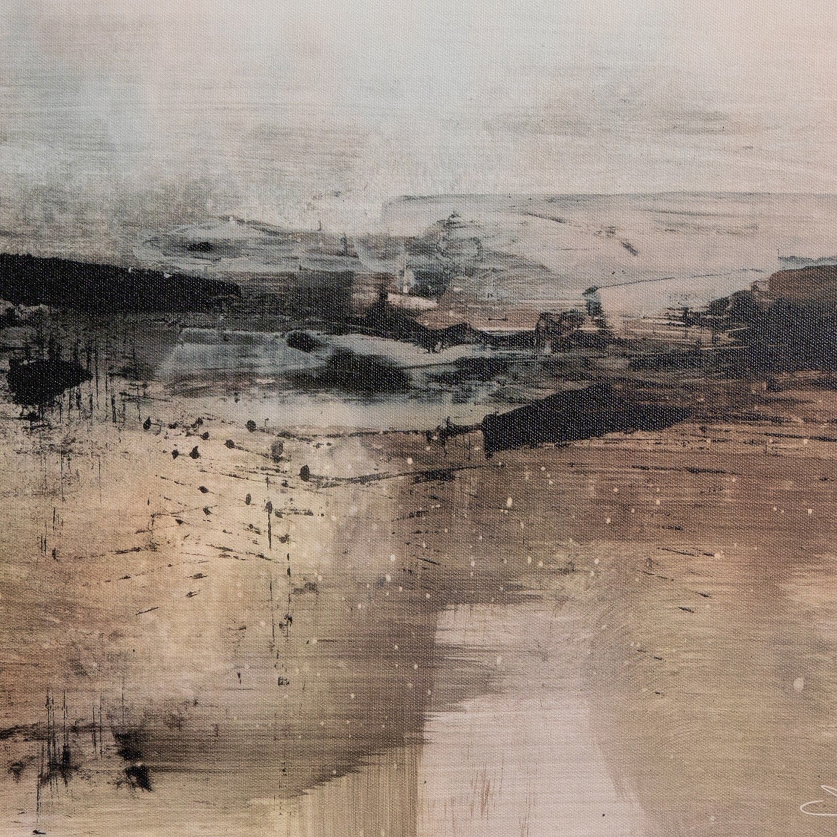 Distant Forest by Dan Hobday - Natural Maple Floater - Image 3